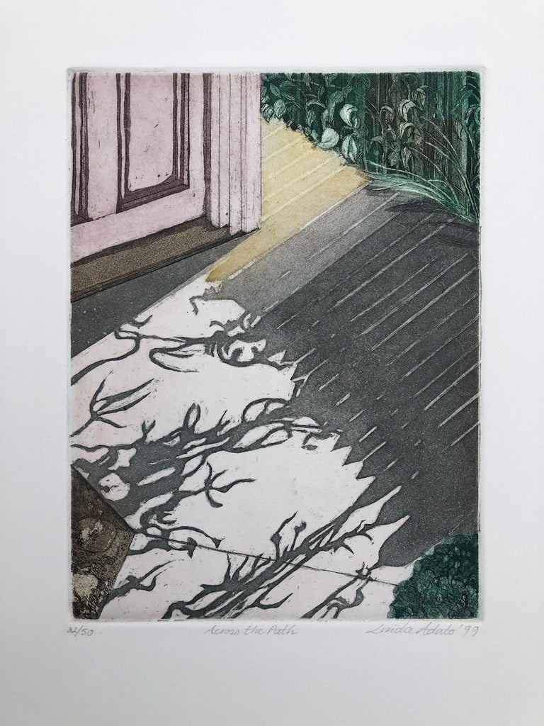 Across the Path, by Linda Adato, Amer., (1942-2021)