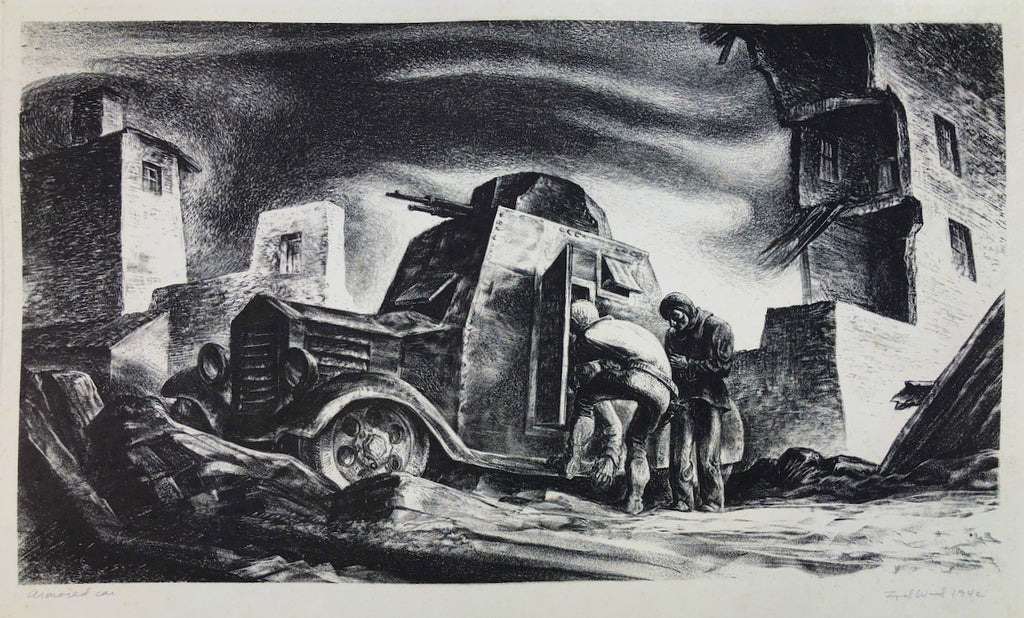 Armoured Car by Lynd Ward, Amer., (1905-1985)