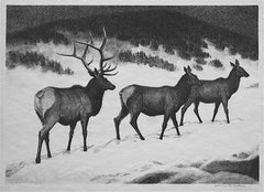 "Elk" by James E. Allen, Amer., (1894-1964)