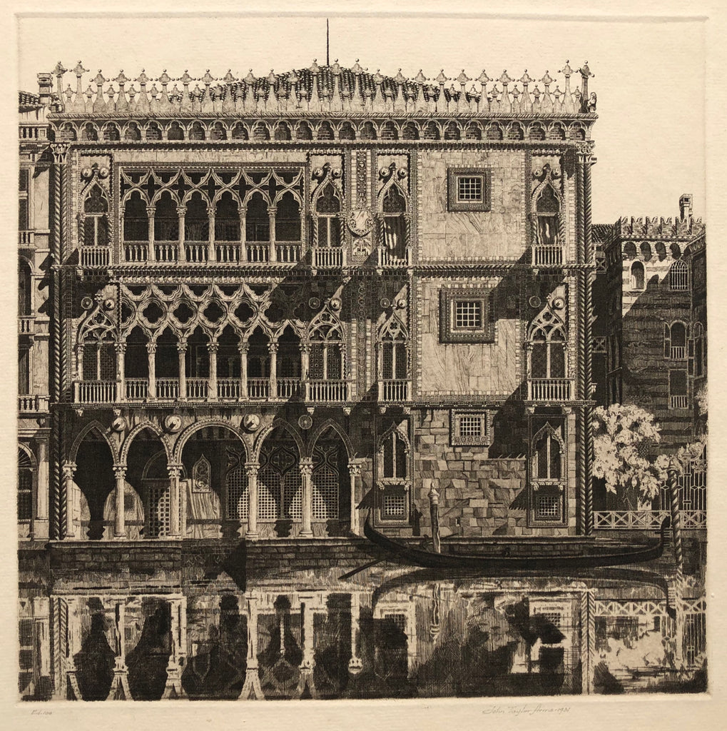 Venetian Filligree by John Taylor Arms, Amer., (1887-1953)