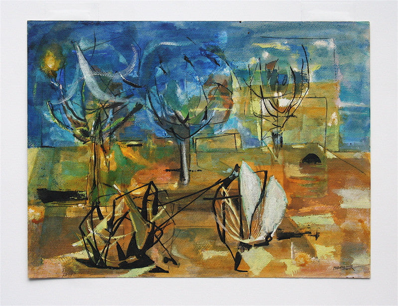 Gertrude Barrer Tree Motif Abstraction