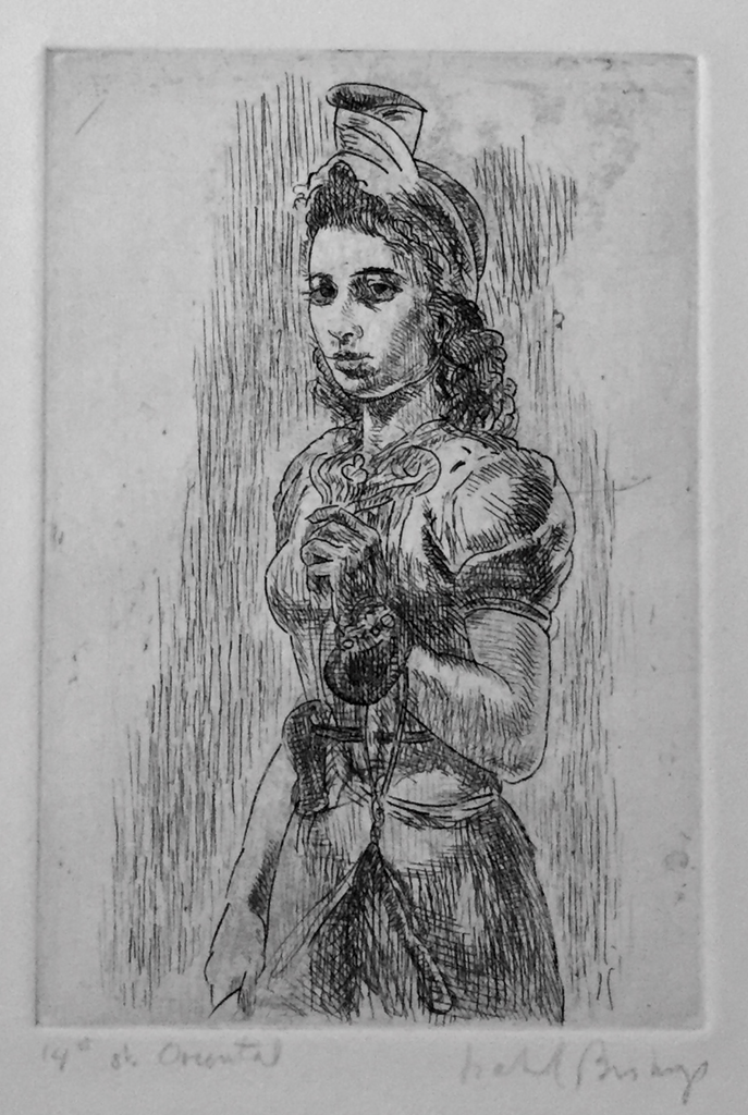 "14th St Oriental" by Isabel Bishop, Amer., (1802-1989)