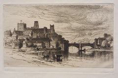"Durham, England" by Samuel Colman, Amer., (1832-1920)
