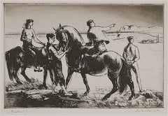 "Riders" by Stephen Csoka, Amer., (1897-1989)