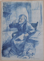 "Portrait of Elshemius" by Don Freeman, Amer., (1908-1978)