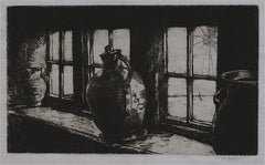 "The Studio Window" by Martin Hardie, Eng., (1875-1952)