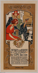 "Centenaire de la Decouverte de la Pile Voltaique" by Adolfo Hohenstein, German, (1854-1928)