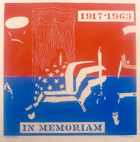 "In Memorium 1917-1963" William Kent, (Amer.,1919-2012)