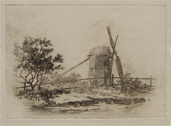 "Nantucket Windmill and Fence" by Addison LeBoutillier, Amer., (1872-1951)