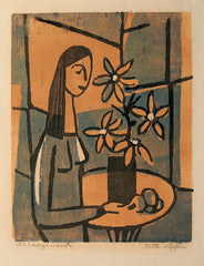 "Arrangement" by Rita Leff, Amer., (1907-1979)
