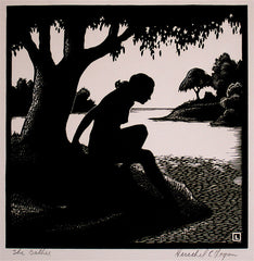 "The Bather" by Herschel C. Logan, Amer., (1901-1987)