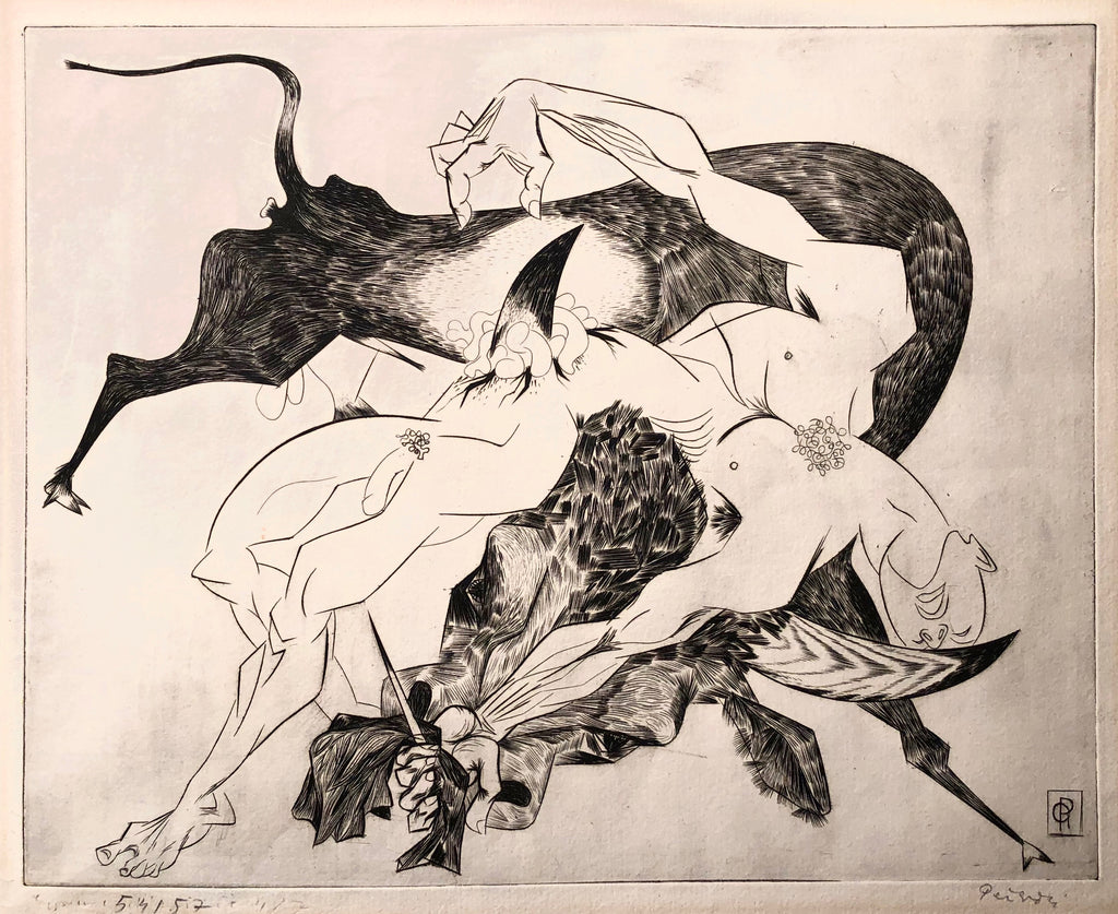 Death of the Matador, by Gabor Peterdi, Amer., (1915-1991)