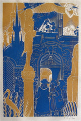 "The Happy Prince" by Rudolph Ruzicka, Amer., (1883-1978)