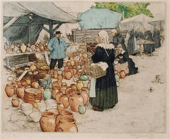 "Breton Potters" by T. Frantisek Simon,  Czech, (1877-1942)