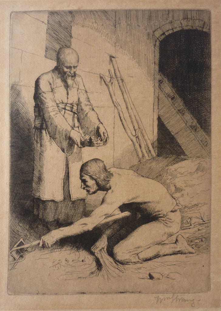 The Man with the Muck Rake by William Strang, Eng., (1859-1921)