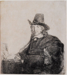 "Jan Asselyn" by  Rembrandt Van Rijn, Dutch, (1606-1669)