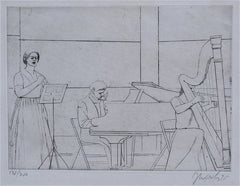 "Quartet" by James Weeks, Amer., (1922-1998)