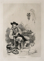 "Un Gitano De Granada" by Jules Worms, Fr., (1832-1924)