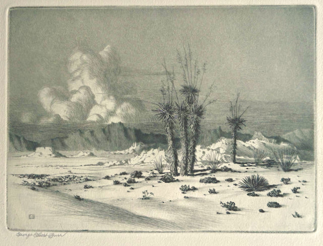 George Elbert Burr, Amer., (1859-1939), Evening, Arizona