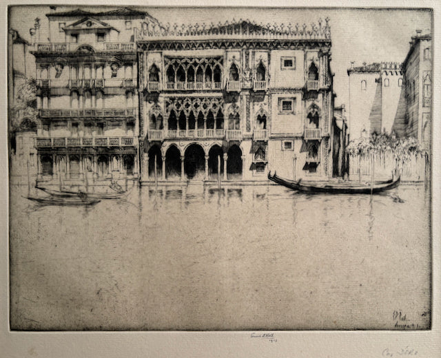Ernest D. Roth, Amer., (1879-1964), Ca' d'Oro