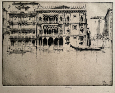 Ernest D. Roth, Amer., (1879-1964), Ca' d'Oro