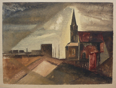 "Church" by Sperry Andrews, Amer., (1917-2005)