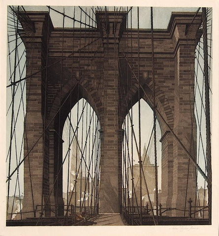 "The Gates of the City" by John Taylor Arms, Amer., (1887-1953)