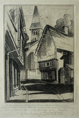 "Sketch: Norwich" by John Taylor Arms, Amer., (1887-1953)