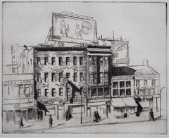 Bauby's Corner, Waterbury, CT by Edward J. Balthazar, Amer., (1890-1956)