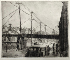 South Main St., Waterbury, by Edward J. Balthazar, Amer., (1889-1956)