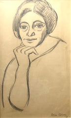 "Woman, Hand to Chin" by Ben Benn, Amer., (1884-1983)
