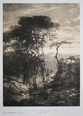 "Bois de Finge" by Alexandre Calame, Swiss, (1810-1864)