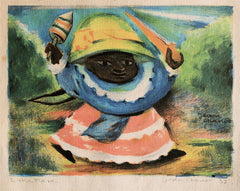 "Malinche" by Jean Charlot, Fr.-Amer., (1898-1979)