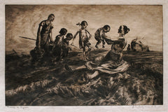 "Group of Figures" by John E. Costigan, Amer., (1888-1972)