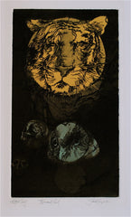 "Tiger and Owl" by Jack Coughlin, Amer., (B.1932)