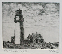 "Headland Light" by Albert Edel, Amer.,  (1890-1961)