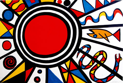 "Environment & Evolution: Creation" by Alexander Calder, Amer., (1898-1976)