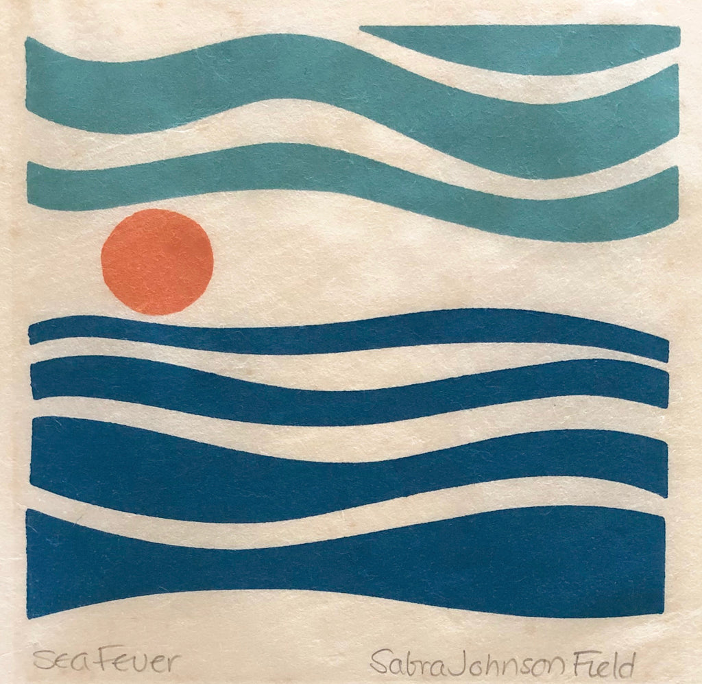 "Sea Fever" by Sabra Johnson Field, (Amer., B.1935)