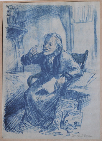 Don Freeman Portrait of Elshemius