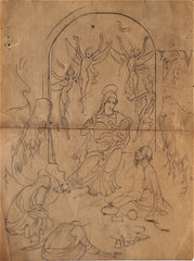 "The Nativity" by Tesrese Isolde Gilbert, Amer., (1907-1986)