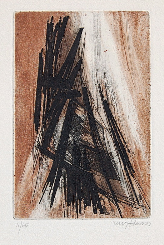 Terry Haass Untitled (Brown and Black Abstract) 