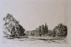 "Sentinals of North Creek" by Ernest Haskell, Amer., (1876-1925)