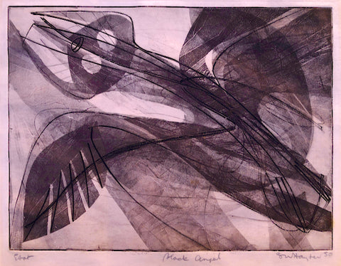Black Angel, William Stanley Hayter, Eng., (1901-1988)