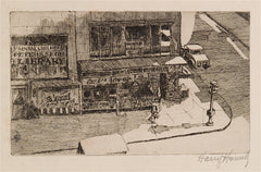 "City Street Corner" by Harry Hering, Amer., (1887-1967)