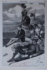 "The Coolest Spot in New England-Summit of Mt. Washington" by Winslow Homer, Amer., (1836-1910)