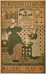 "The Modern Cleanser" by Louis J. Rhead, Eng.- Amer., (1857-1926)