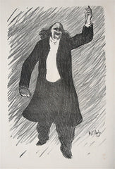 "Dans le Theatre" by Henri-Gabriel Ibels, Fr., (1867-1936)
