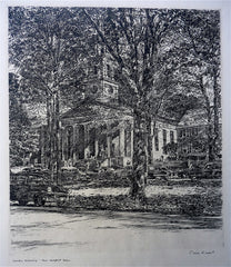 "Sunday Morning, New Milford Green" by Philip Kappel, Amer., (1901-1981)