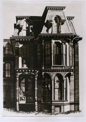 "Saratoga Springs Victorian" by Lawrence Kupferman, Amer., (1909-1982)