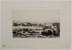 "Bastienne 66 Cote Interieur de la Port de Versaille" by Maxime Lalanne, Fr., (1827-1886)